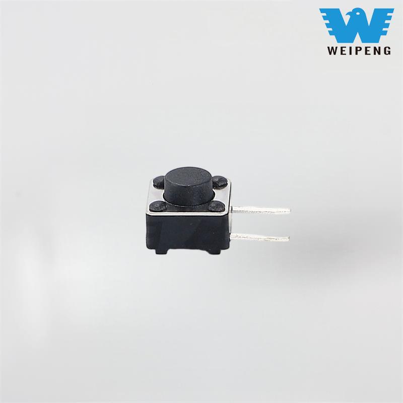 6X6mm oberflächenmontierbarer taktiler Schalter mit zwei Beinen
