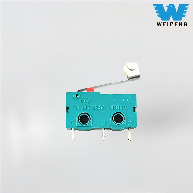 Kontaktknopf, 5 A/125 V, 250 V, gerader Griff, dreipoliger Reisebegrenzungs-Mikroschalter