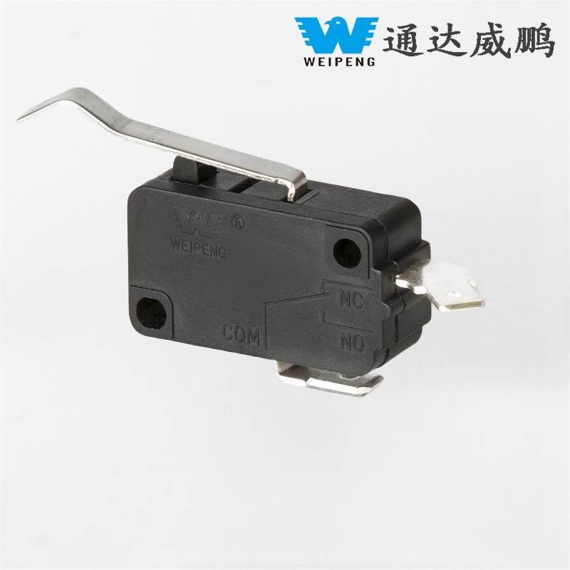 Hochstrom-Mikroschalter mit Selbstrückstellung für Haushaltsgeräte