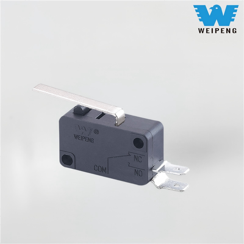 HK-14 Seitlicher zweibeiniger Mikroschalter mit geradem Hebel