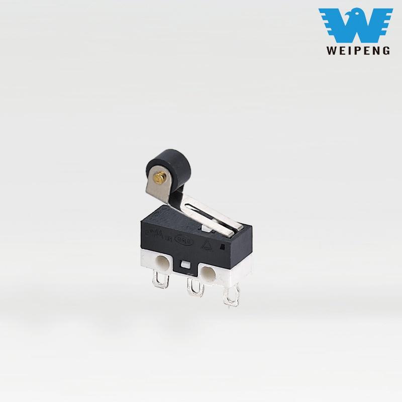 Mikrostativ-Mausklickschalter mit geraden und gebogenen Stiften