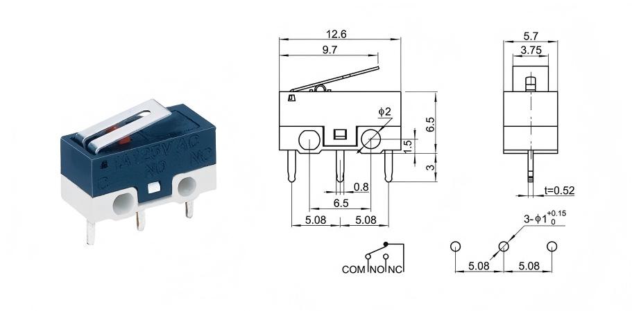 Intelligenter Türschloss-Mausschalter