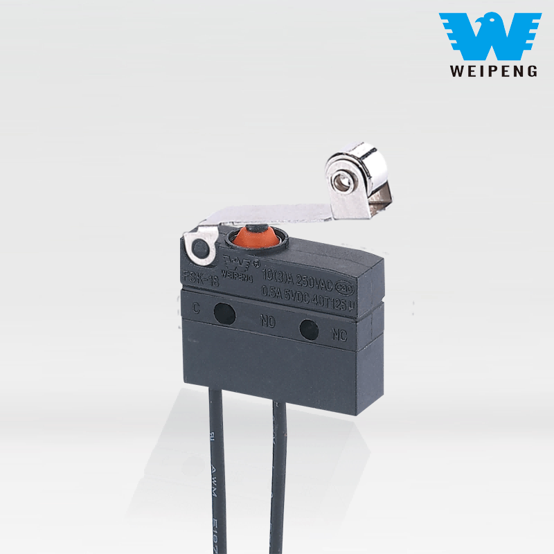 Wasserdichter Mikroschalter mit Drähten und Hebeln