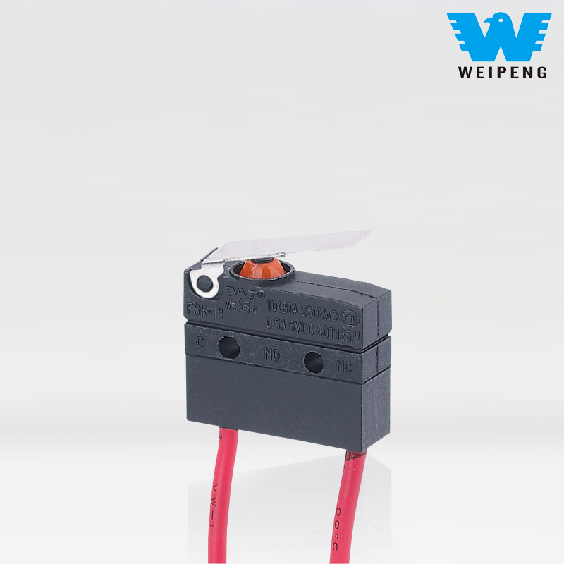 Wasserdichter Mikroschalter mit Kabeln für Wasserpumpenmotor
