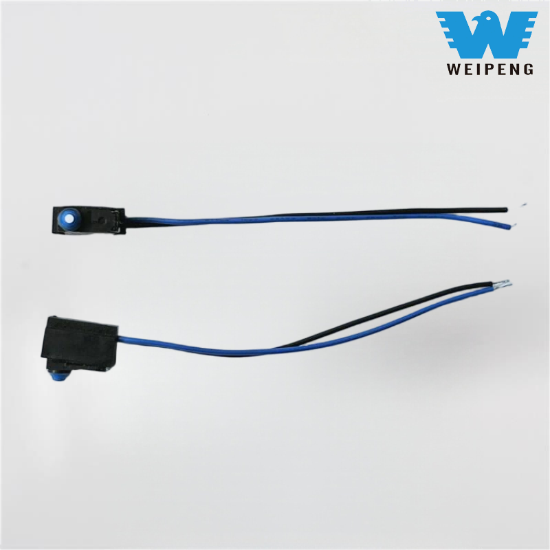 Wasserdichter stiftförmiger Druckknopf-Mikroschalter mit Leitungen