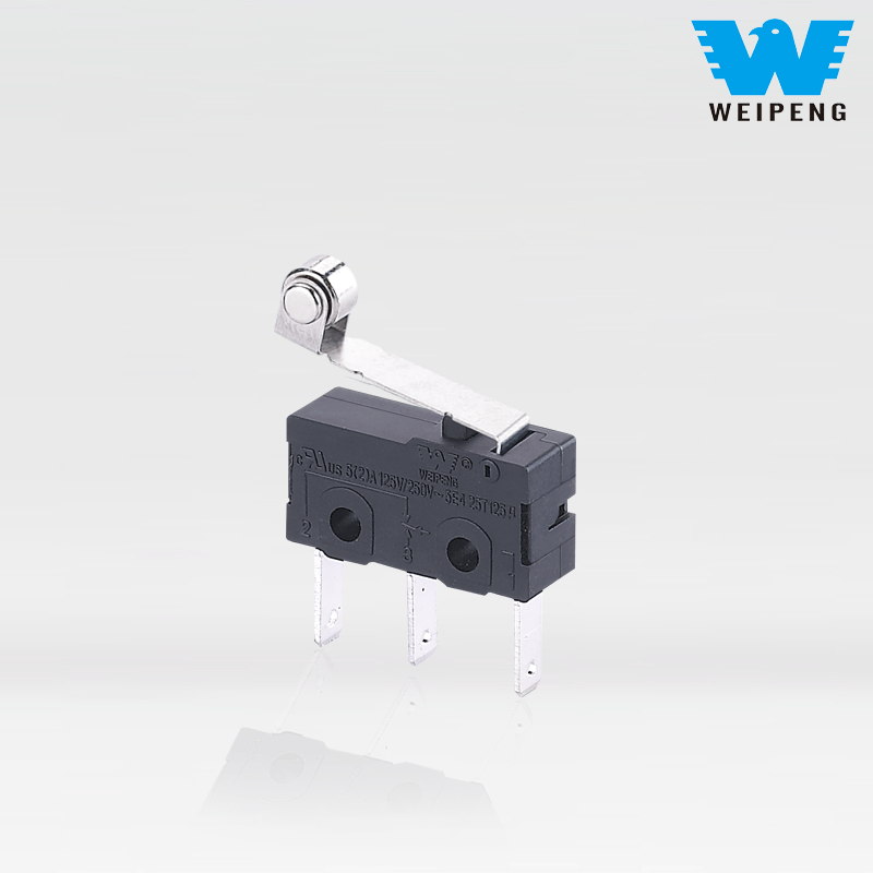 Weipeng 5A 125V 250V Hochtemperaturbeständiger 3-poliger Mikroschalter für Industriegeräte