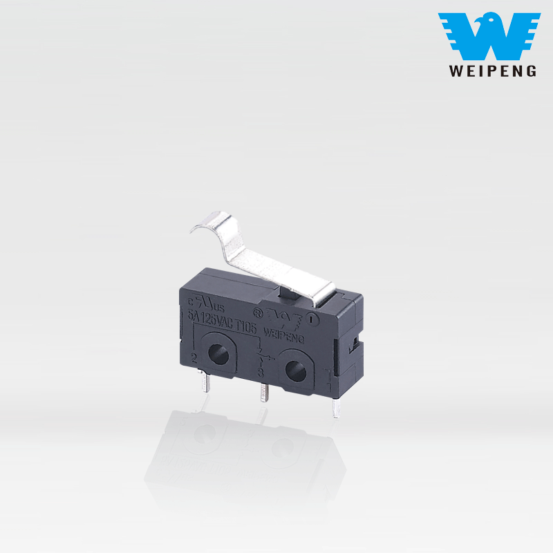 Weipeng Hersteller Großhandel 5A 3-Pin Kleingeräte-Mikroschalter