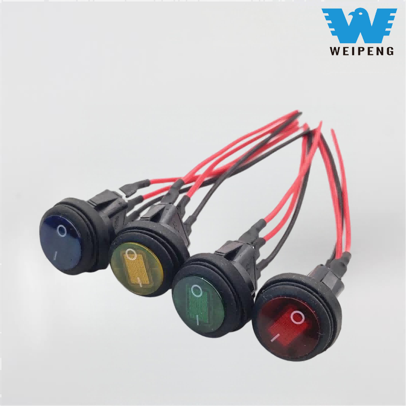 Weipeng Runder wasserdichter Bootsschalter mit Draht